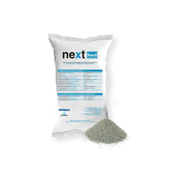 Next Sand Zeolita natural para tratamiento y filtración de agua