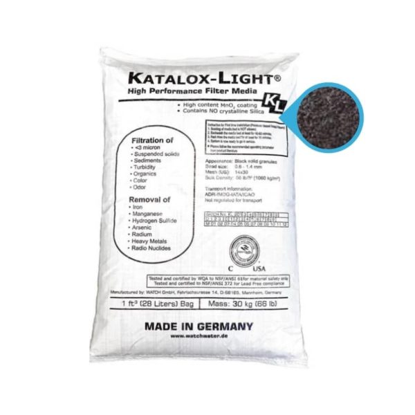 Katalox para eliminar fierro y manganeso del agua